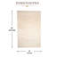 Tapis | Tapis tissé à la main en laine et bambou doré-683666635