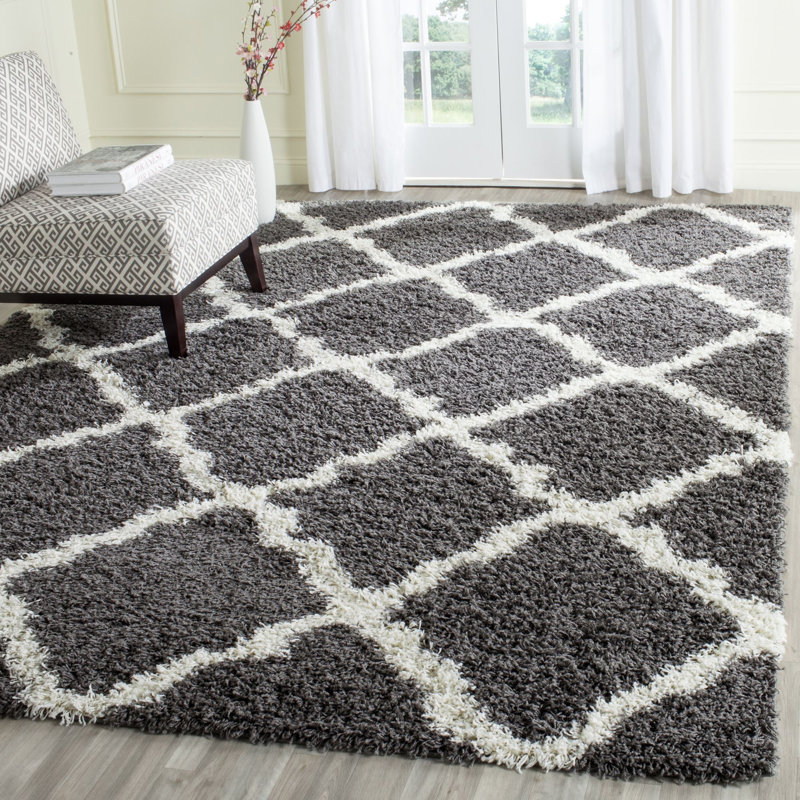 Tapis gris Alonnah, Carré 10 pi