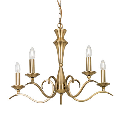 Barry 5 - Light Candle Style Chandelier