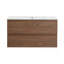 Wall-Mounted Bathroom Vanity With Ceramic Sink, 2-Soft Close Drawers-549237685