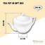 Wilmax Julia Diamond Collection Teapot 900ml