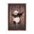 Brown Floater Framed