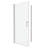 3/8" Wide Shower Door With Pivot, 1/4" Tempered Glass, Bathroom Hygiene Perfection-124069857