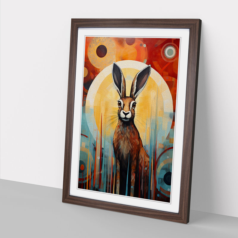 Hare Abstract - Framed Print