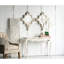 Accessoire de miroir de salon 30 po x 23,5 po White Diamond