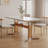 Eilir modern simple rectangular dining table-1714088833