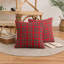 Ensemble de 4 taies d'oreiller Classic Red