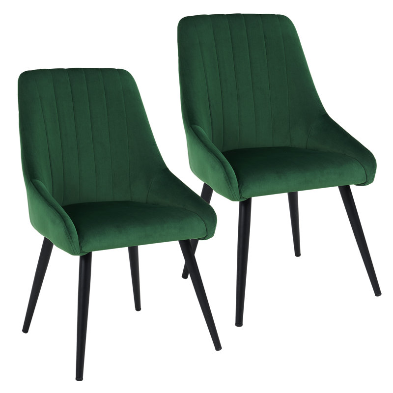 Cornwell Upholstered Dining Chair, Dark Green