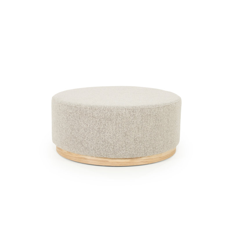 Avah Ottoman L, Taupe