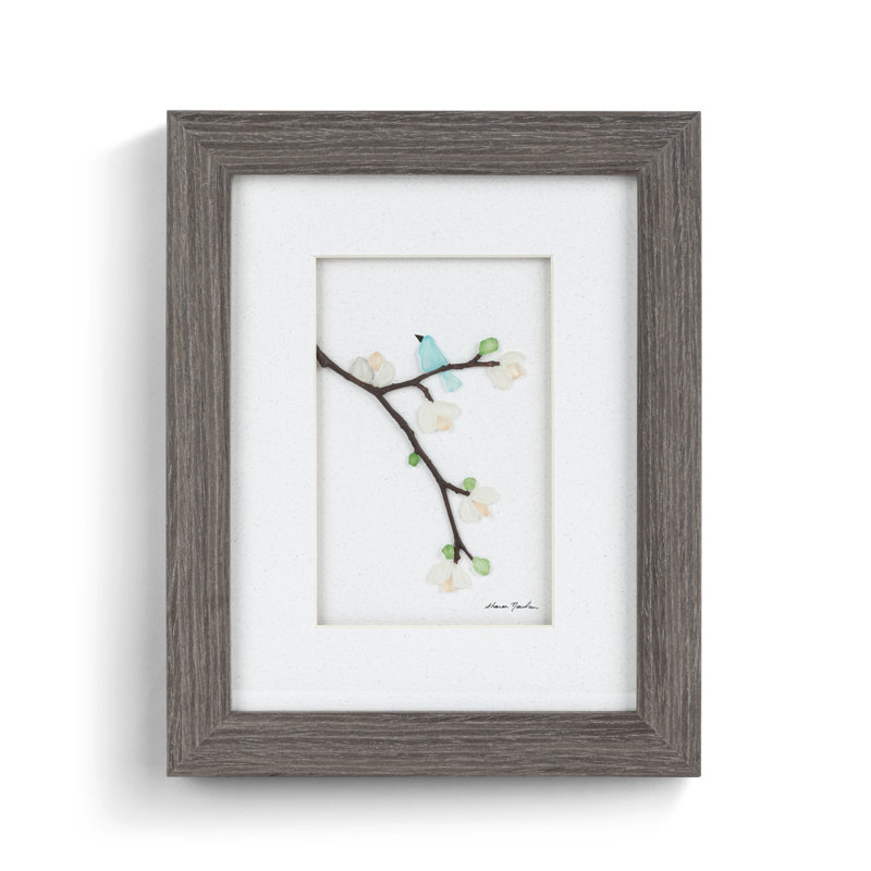 Spring Gray Wall Art - 8X10in