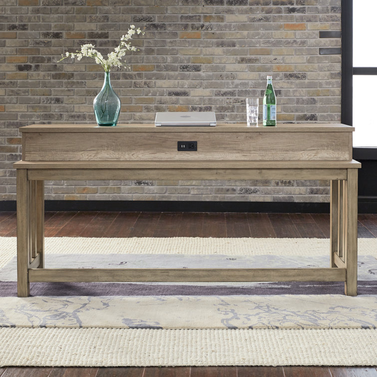 Karlin Console Bar Table w/ Charging Station