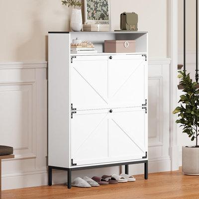 20 Pair Shoe Storage Cabinet
