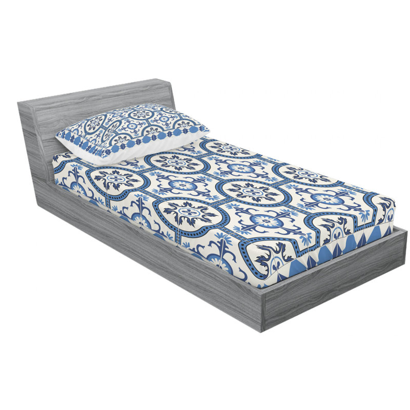 Microfiber Sheet Set, Twin Sheet Set with Fitted Sheet