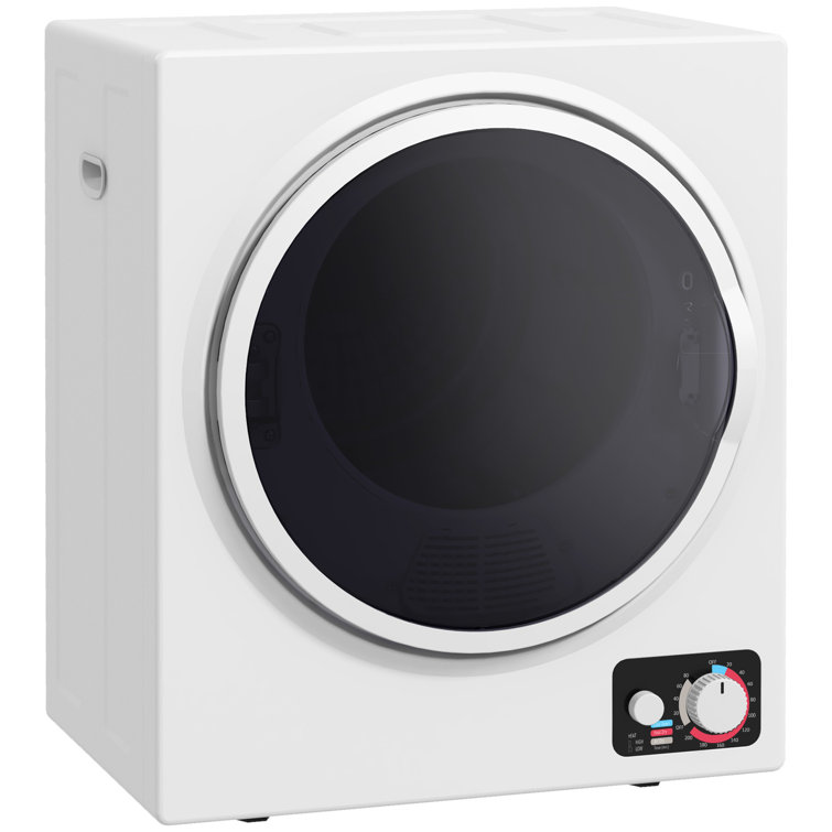HomCom 1.5 Cubic Feet Vented Electric Stackable Dryer