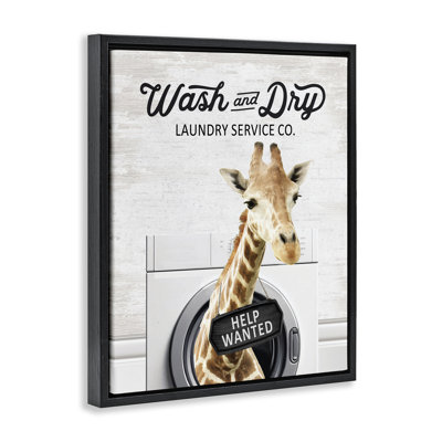 Cadre flottant Wash & Dry Laundry, conçu par Lettré et doublé