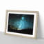 The Milky Way over Switzerland - Picture Frame Painting Print-55611238-55611237