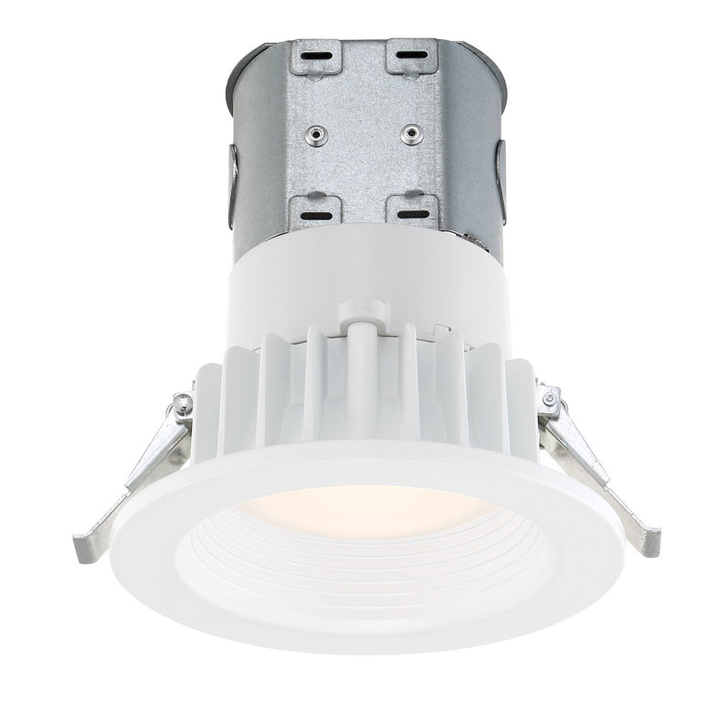 Dixson 4'' White Aluminum Dimmable LED Recessed Lighting Kit