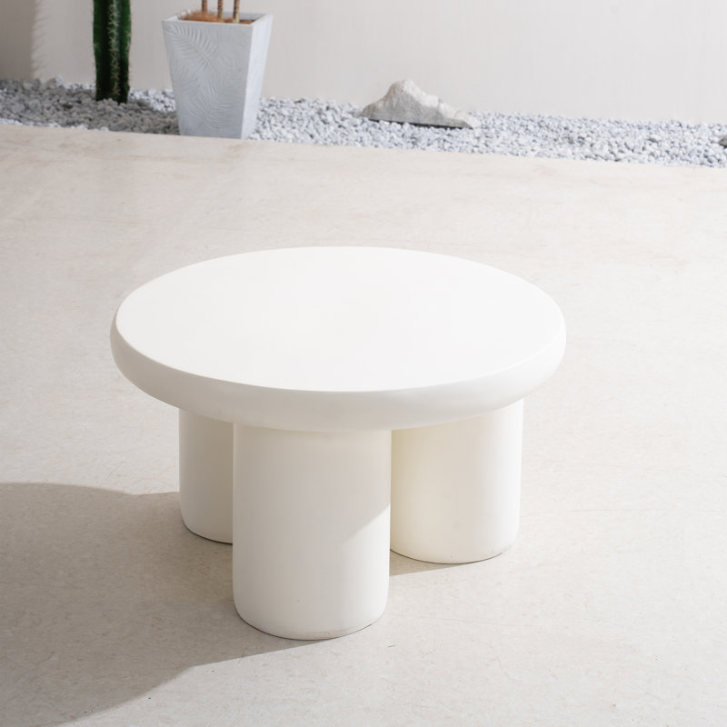 Round Magnesium Oxide Coffee Table