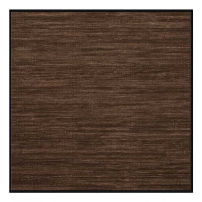 Machine Washable Solid Brown Area Rug