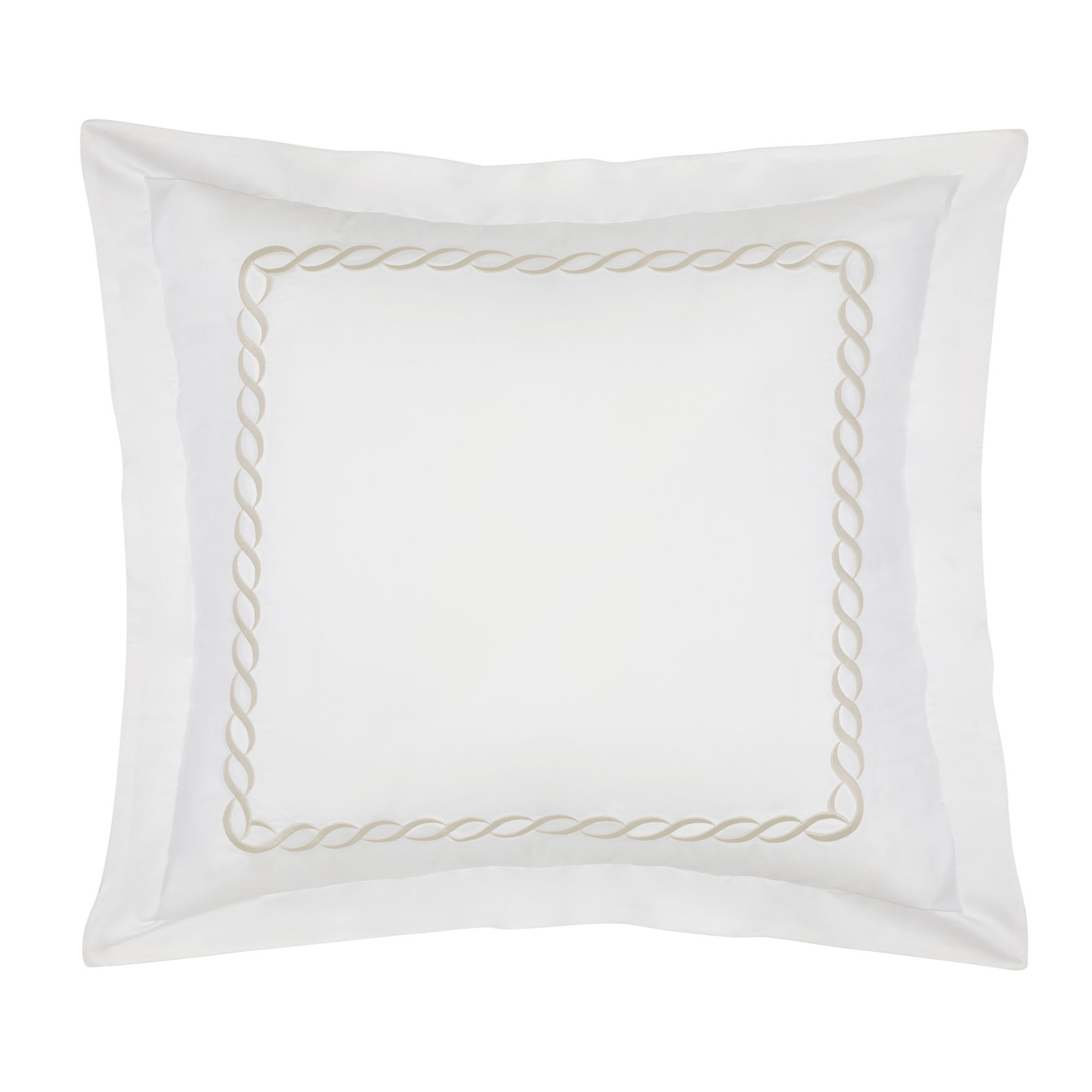 Lisbeth Cotton Blend Shams, Euro, Taupe