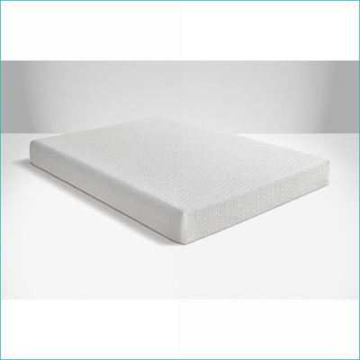 Mattresses Full Size Firm Gel-Infused Memory Foam Mattress in a Box, Snow White | Foam | Full