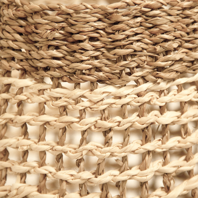 Handmade Seagrass Decorative Basket