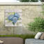 Décoration murale d'extérieur bleu hortensias-477466189