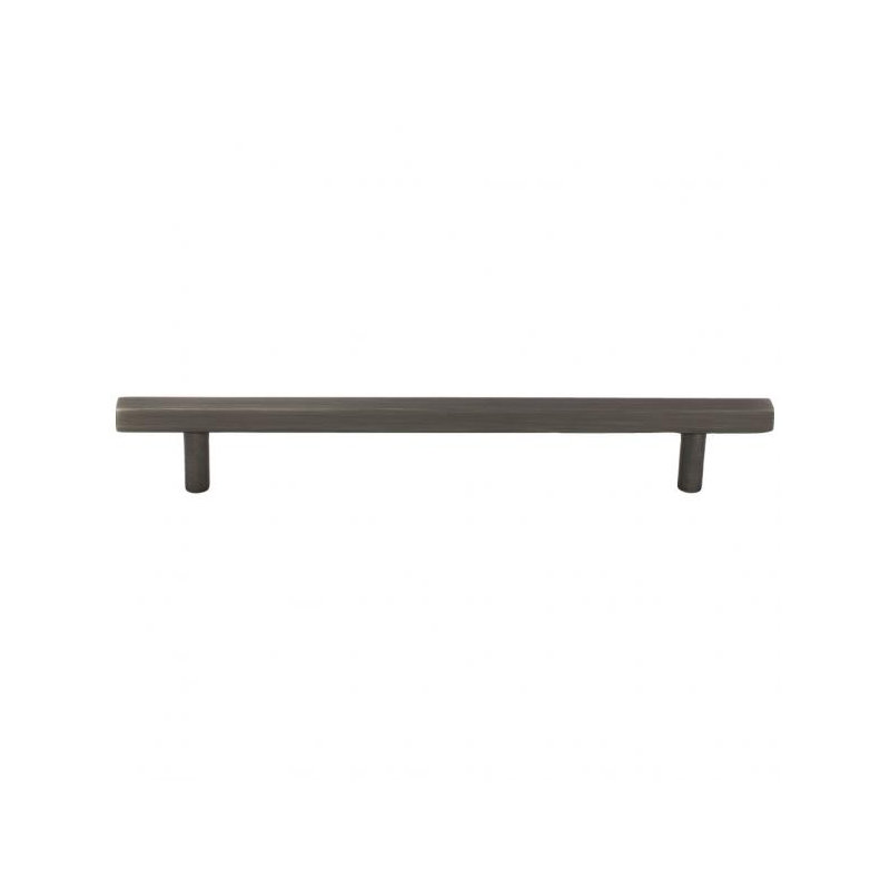 Dominique Bar Pull, 7 9/16", Brushed Pewter