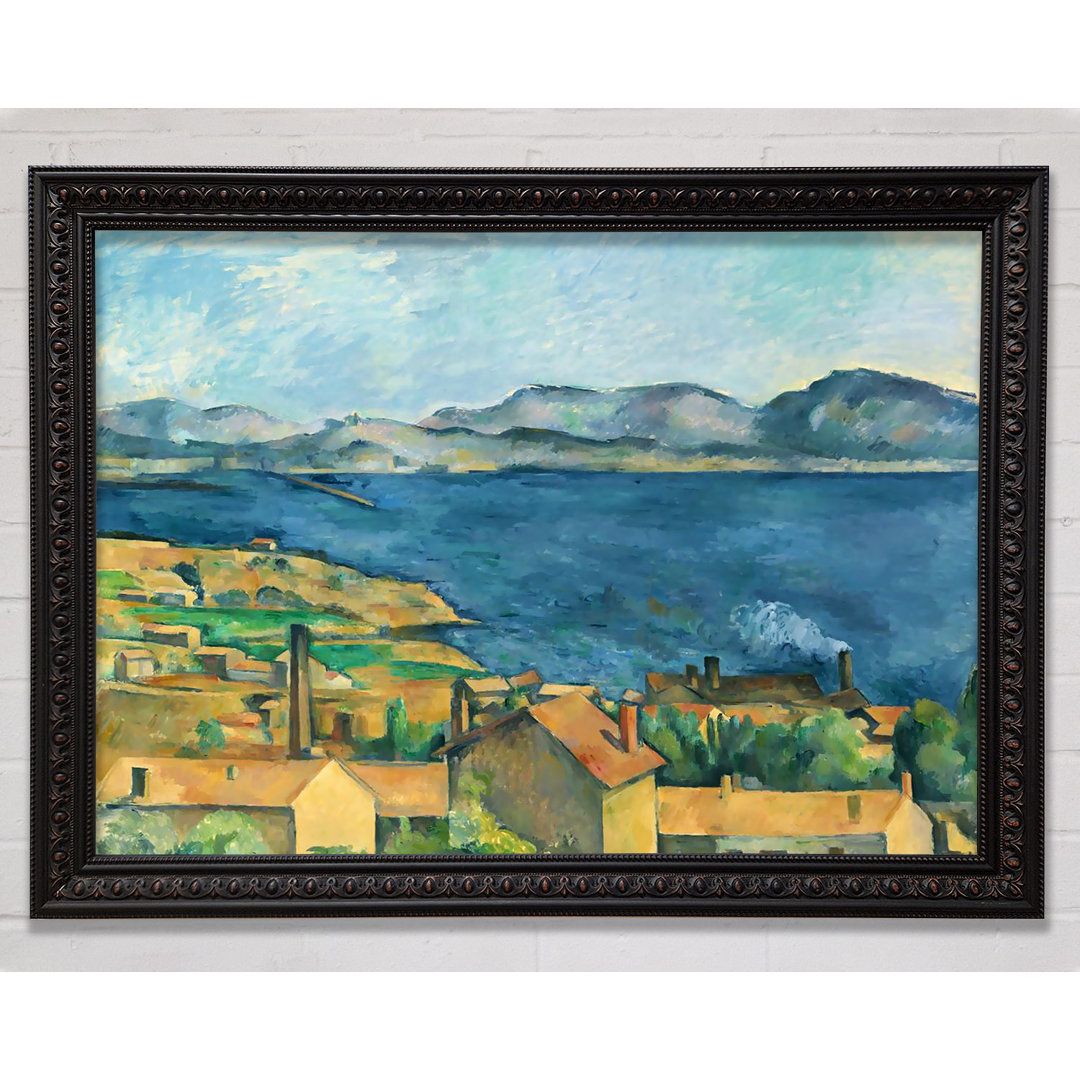 Cezanne Die Bucht von Marseille - Einzelner Bilderrahmen Kunstdrucke