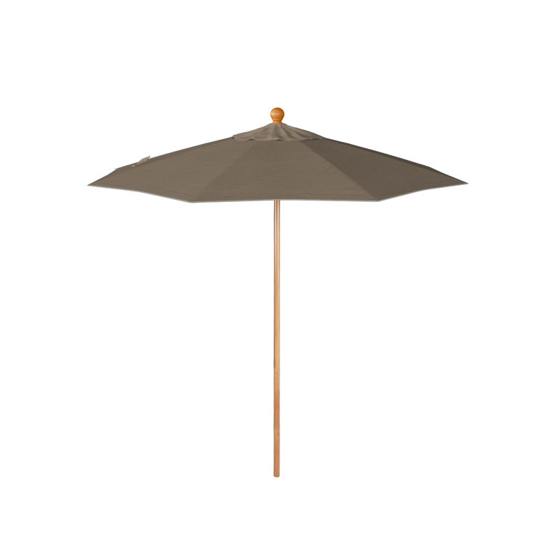 Parasol en bois de teck 7,5 pi, Colombe