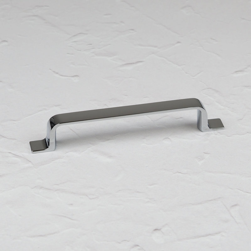 Strap Style Bar Handles in Multiple Finishes, 128mm, Chrome
