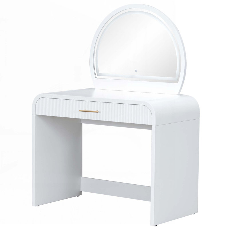 Coiffeuse 39 "avec miroir et écran tactile lumineux
