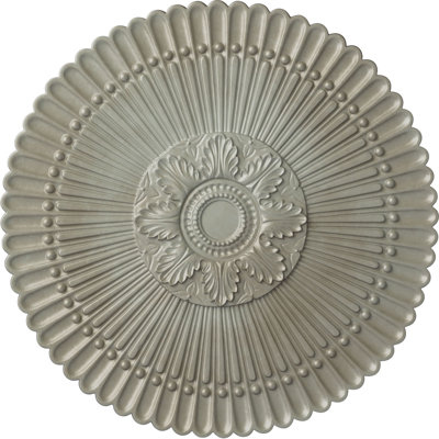 Endurathane Nexus Ceiling Medallion, 30"OD x 1 1/4"P (Fits Canopies up to 2 3/4"), Hand-Painted Flash Gold Finish