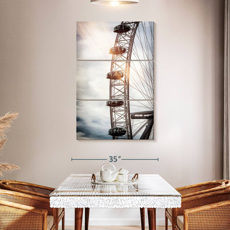 Nicci London Eye Sunset, H 50 po x l 32 po
