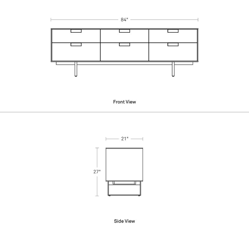 Series 11 Media Console, White Oak/Oblivion