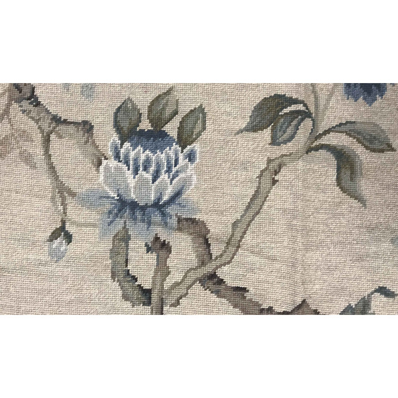 Hand-Knotted High-Quality Beige Area Rug