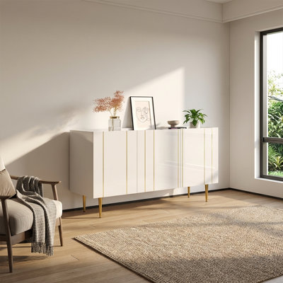 Cahlani 61.9" Sideboard with High Gloss Finish