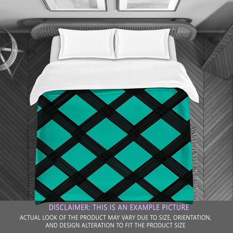 Polyester Checkered Comforter, Twin Comforter