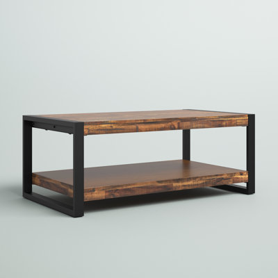Gillianna Solid Wood Top Coffee Table