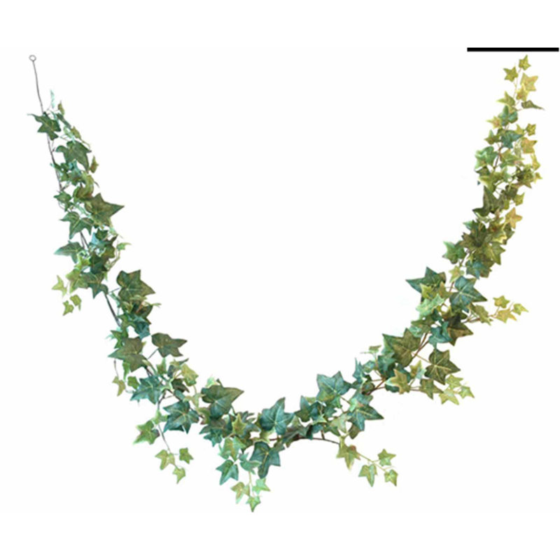 180cm Faux Garland, Green/Blue