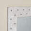 Miroir sur pied blanc Casmer capitonné en cristal de 70 po H-271118621