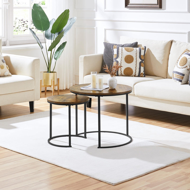 Alishka Coffee Table, Rustic Brown