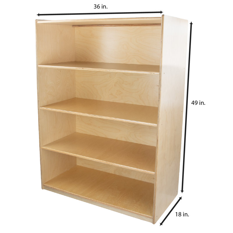 X-Deep Bookshelf- 49"H x 18" D