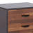 Walnut & Espresso Finish Accent Table