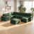 Chenille verte sélectionné