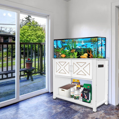 40 Gallon Aquarium Stand With Charging Station