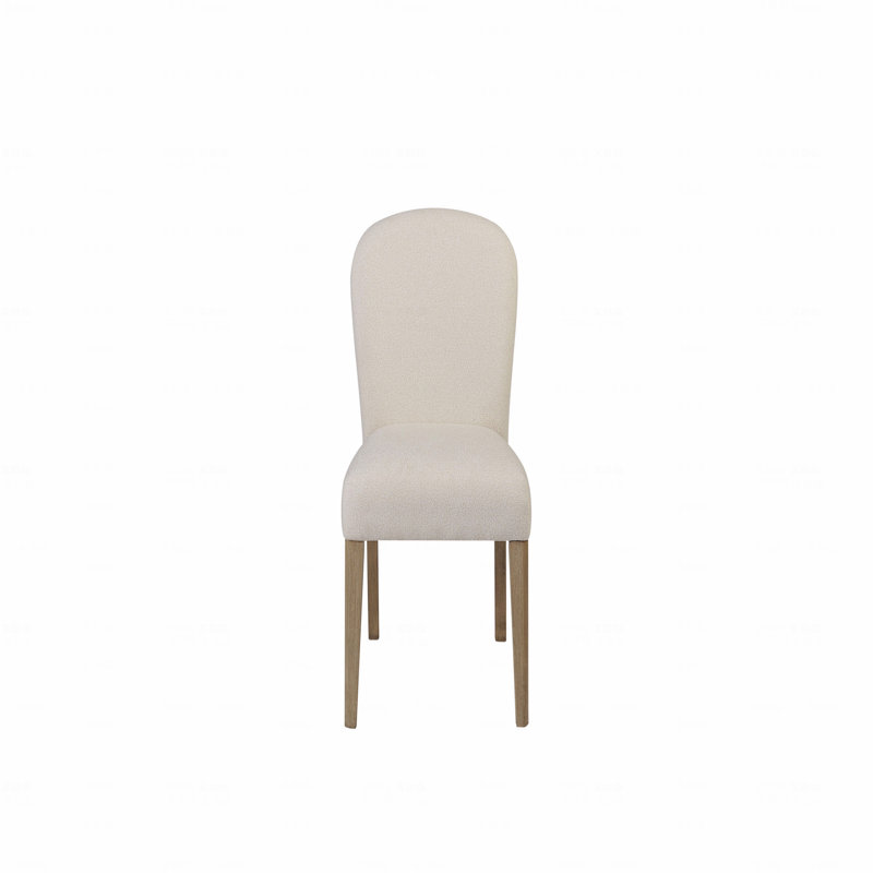 Chaise rembourrée Arch, Marron clair