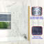Mahler 1400mm H Pivot Semi-Frameless Tub Door with Clear Glass-1191123577-1191123463-1191123578