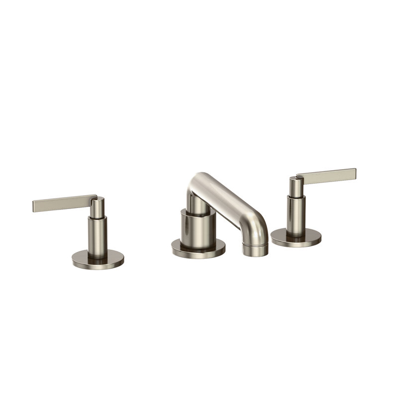 Tolmin Widespread Bathroom Faucet with Drain Assembly, Antique Nickel