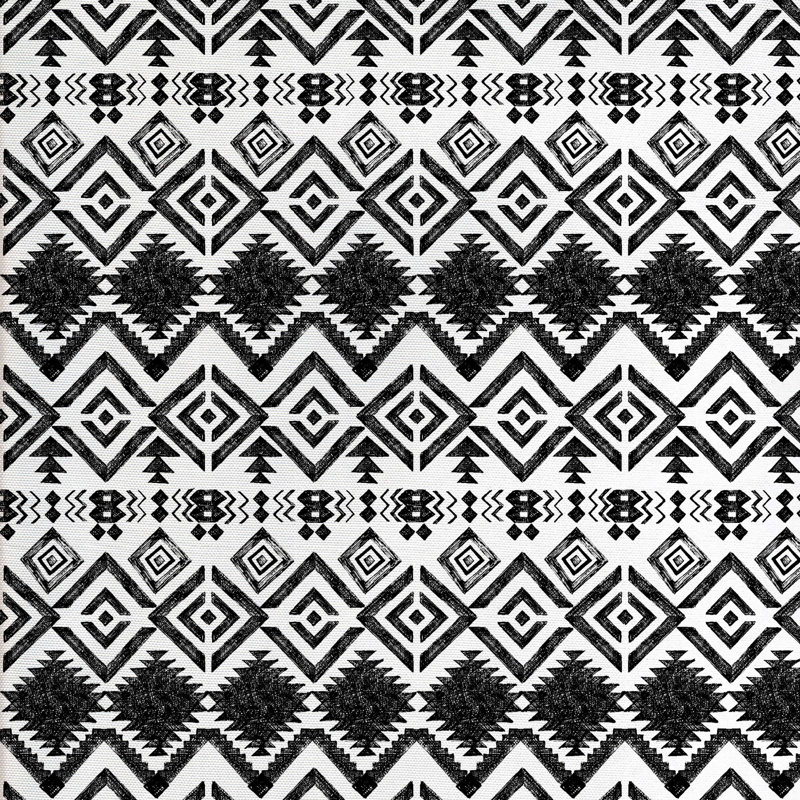 Tissu de crossman hippie zig, l 58 po x L 72 po
